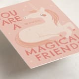 "Unicorn Magic" - Classroom Valentines in Peach by Angela Thompson - Detail