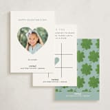 "Lucky Leaf" - Classroom Valentines in Sky by Adelyn T. - Back of Card Options