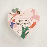"Magical Heart" - Classroom Valentines in Blush by Caitlin McClain - Front