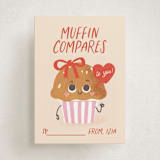 "Muffin Pal" - Classroom Valentines in Strawberry by Leia Matt - Front