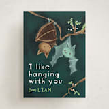 "Hanging Bats" - Classroom Valentines in Forest by Caroline Harberd - Front