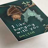 "Hanging Bats" - Classroom Valentines in Forest by Caroline Harberd - Detail
