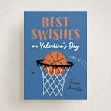 "Best Swishes" - Classroom Valentines in Blueberry by Erica Krystek - Front