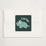 "TriceraTOPS Friend" - Classroom Valentines in Everglade by Kacey Kendrick Wagner - Matching Custom Sticker