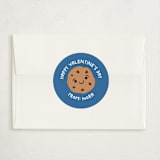 "Friendchip" - Classroom Valentines in Azure by Annie Holmquist - Matching Custom Sticker