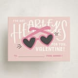 "Heart Eyes Sunglasses" - Classroom Valentines in Bubblegum by Olivia Goree - Front