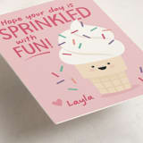 "Soft Serve" - Classroom Valentines in Bubblegum by Kacey Kendrick Wagner - Detail