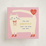"You Are Purrfect" - Classroom Valentines in Blush by Alex Hungerford - Front