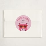 "Owl Be Your Pal" - Classroom Valentines in Pinky by mo kelley - Matching Custom Sticker
