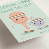 "Pickle Ball" - Classroom Valentines in Mint by Hudson meet Rose - Detail