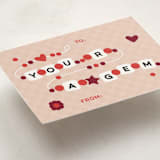 "Friendship Bracelet" - Classroom Valentines in Peach by Rachel Cassel - Detail