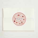 "Friendship Bracelet" - Classroom Valentines in Peach by Rachel Cassel - Matching Custom Sticker