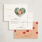 "Cherry Sweet" - Classroom Valentines in Peach by Gwen Bedat - Back of Card Options