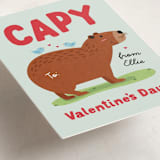 "Capy Valentine's Day" - Classroom Valentines in Sky by Erica Krystek - Detail