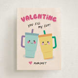 "Fill my cup" - Classroom Valentines in Candy by Pixel and Hank - Front