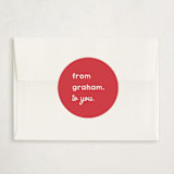 "Facts" - Classroom Valentines in Cinnamon by Alexandra Cohn - Matching Custom Sticker