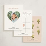 "howdy horses" - Classroom Valentines in Cream by Kate Blalock - Back of Card Options