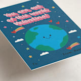 "You are out of this world, Valentine!" - Classroom Valentines in Navy by Hilda Aguilar - Detail