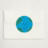 "You are out of this world, Valentine!" - Classroom Valentines in Navy by Hilda Aguilar - Matching Custom Sticker