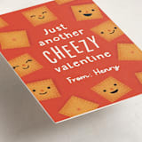 "Cheezy" - Classroom Valentines in Peach by Annie Holmquist - Detail