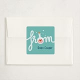 "lab game" - Classroom Valentines in Aqua by Leia Matt - Matching Custom Sticker