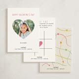 "You color my world" - Classroom Valentines in Rainbow by Orasie - Back of Card Options