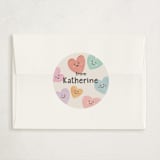 "Hearty wish" - Classroom Valentines in Vanilla by Creo Study - Matching Custom Sticker