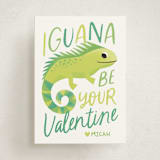 "Iguana Love" - Classroom Valentines in Grass by Jessie Steury - Front