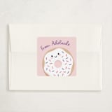 "Love Donut" - Classroom Valentines in Melon by Kacey Kendrick Wagner - Matching Custom Sticker