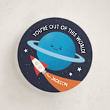 "Outer Space" - Classroom Valentines in Celestial by Kacey Kendrick Wagner - Front