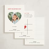 "Valentine Mad Libs" - Classroom Valentines in Cherry by Shirley Lin Schneider - Back of Card Options