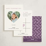 "Sweet Squid" - Classroom Valentines in Lilac by Jessie Steury - Back of Card Options