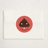 "I Like The Way You Roll" - Classroom Valentines in Cranberry by Itsy Belle Studio - Matching Custom Sticker