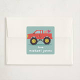 "Wheely good friend" - Classroom Valentines in Seafoam by Creo Study - Matching Custom Sticker