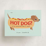 "Hot Dog" - Classroom Valentines in Pool by Itsy Belle Studio - Front