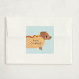 "Hot Dog" - Classroom Valentines in Pool by Itsy Belle Studio - Matching Custom Sticker