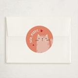 "Purrfect..." - Classroom Valentines in Candy by Vera Lim - Matching Custom Sticker