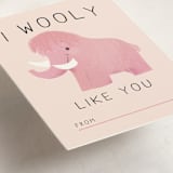 "wooly mammoth" - Classroom Valentines in Cotton Candy by Lori Wemple - Detail