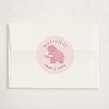 "wooly mammoth" - Classroom Valentines in Cotton Candy by Lori Wemple - Matching Custom Sticker