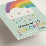 "Colorful" - Classroom Valentines in Rainbow by Monika Torun - Detail