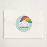 "Colorful" - Classroom Valentines in Rainbow by Monika Torun - Matching Custom Sticker