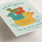 "Rubber Ducks" - Classroom Valentines in Brights by Michelle Taylor - Detail