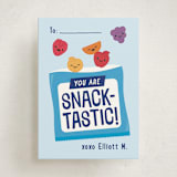"Fruit Snacks" - Classroom Valentines in Blueberry by Kacey Kendrick Wagner - Front