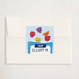 "Fruit Snacks" - Classroom Valentines in Blueberry by Kacey Kendrick Wagner - Matching Custom Sticker