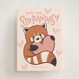 "Stu-Pandas" - Classroom Valentines in Melon by Laura Hankins - Front