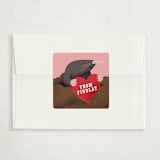 "Your Molentine" - Classroom Valentines in Bubblegum by mo kelley - Matching Custom Sticker