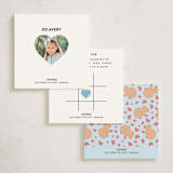 "Capy Valentine's" - Classroom Valentines in Aqua by Ashley Presutti Beasley - Back of Card Options