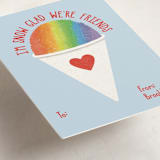 "Snow Glad" - Classroom Valentines in Sky by Brynne Foster - Detail