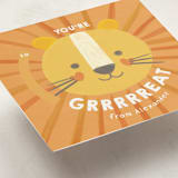 "You’re grrreat" - Classroom Valentines in Mustard by Creo Study - Detail