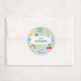 "lets stick together" - Classroom Valentines in Wasabi by Creo Study - Matching Custom Sticker